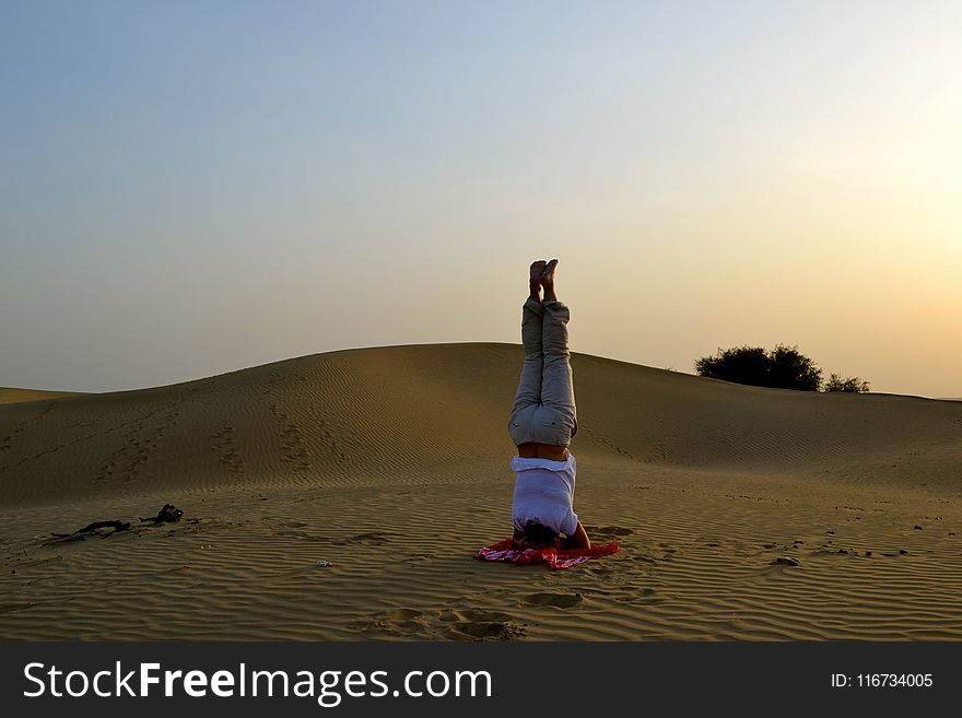 Desert, Sand, Sky, Sahara