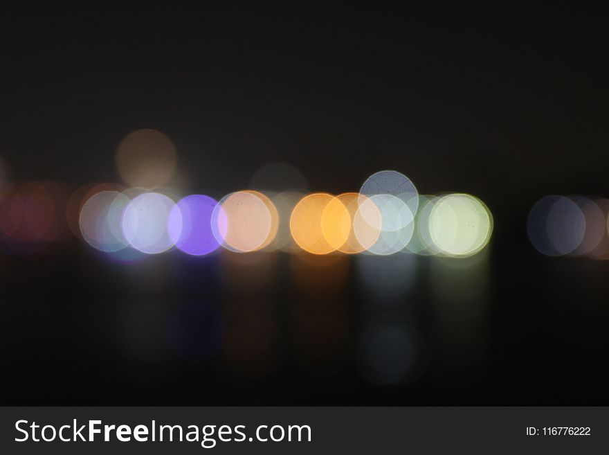 Blur Lights Photography during Night