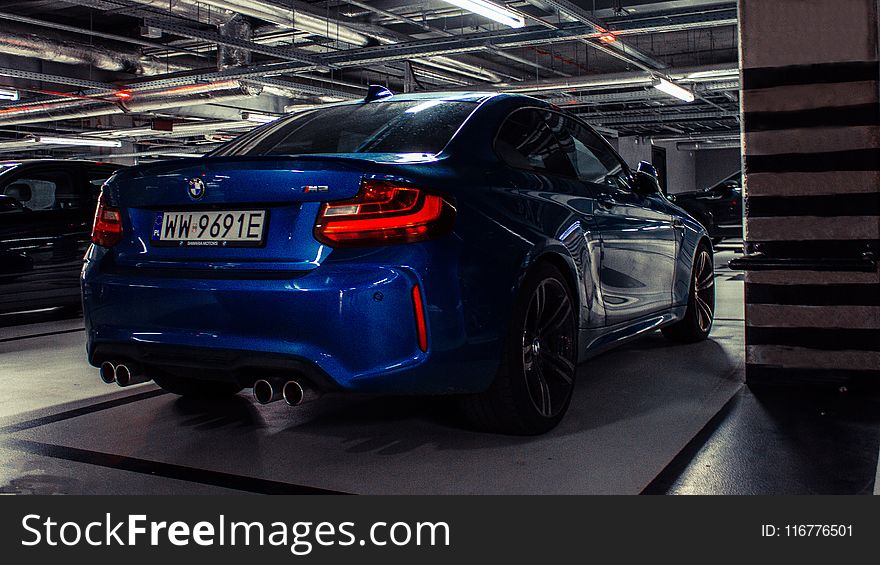 Blue Bmw Coupe