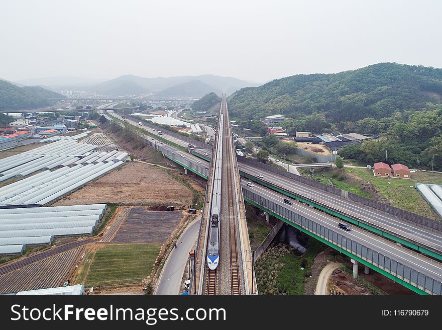 Track, Transport, Road, Overpass
