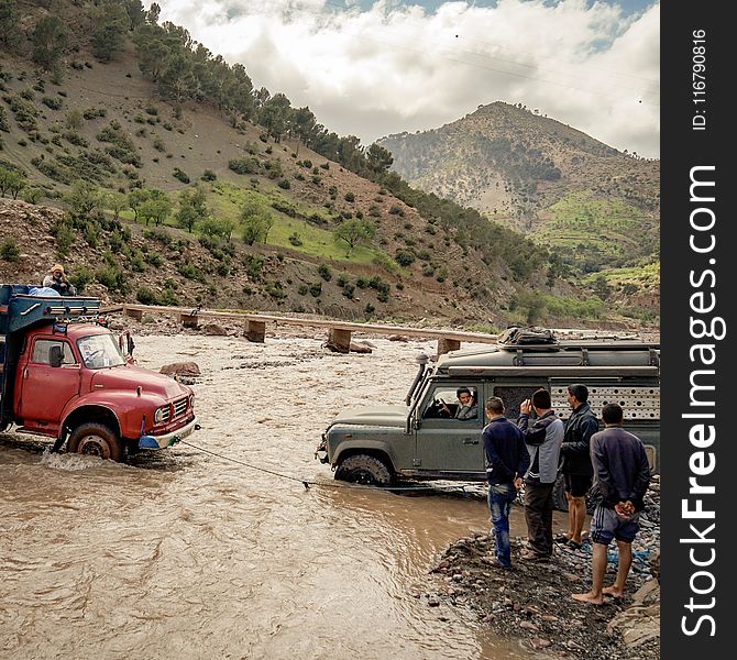 Car, Off Roading, Mountainous Landforms, Vehicle