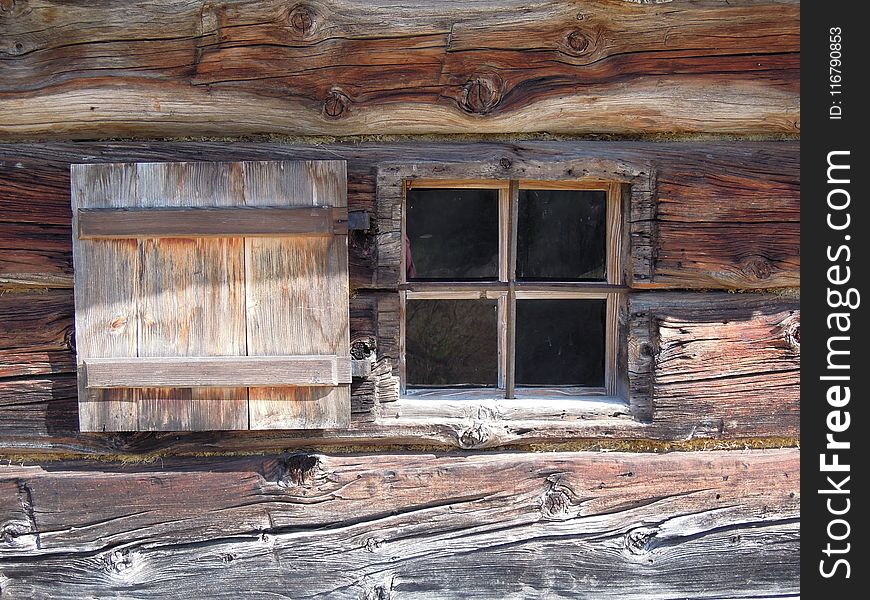 Wood, Window, Wall, Facade