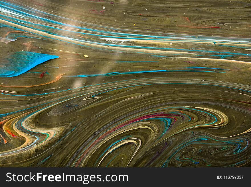 Abstract Marbling Art Patterns As Colorful Background
