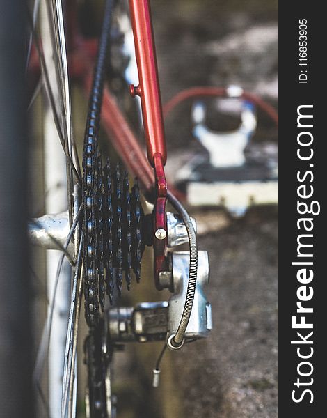 Close-Up Photo of Bike Sprocket