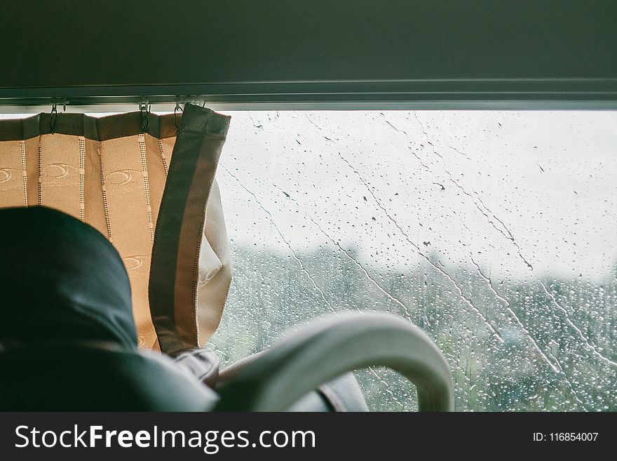 Car, Curtain, Rain