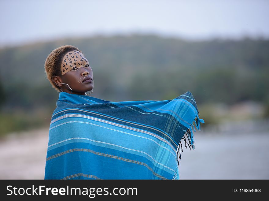 Selective Focus Photography of Woman Wearing Scarf