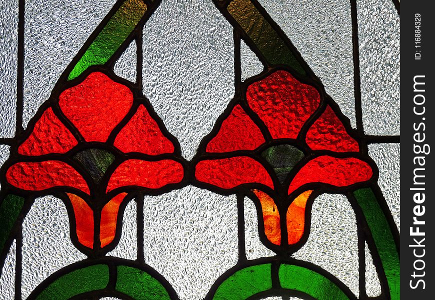 Stained Glass, Glass, Window, Material