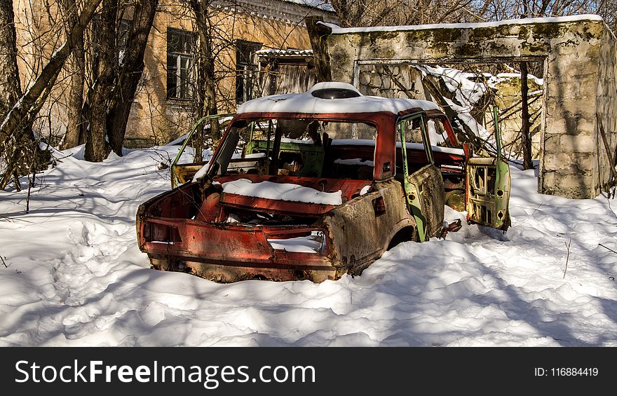 Motor Vehicle, Car, Snow, Vehicle