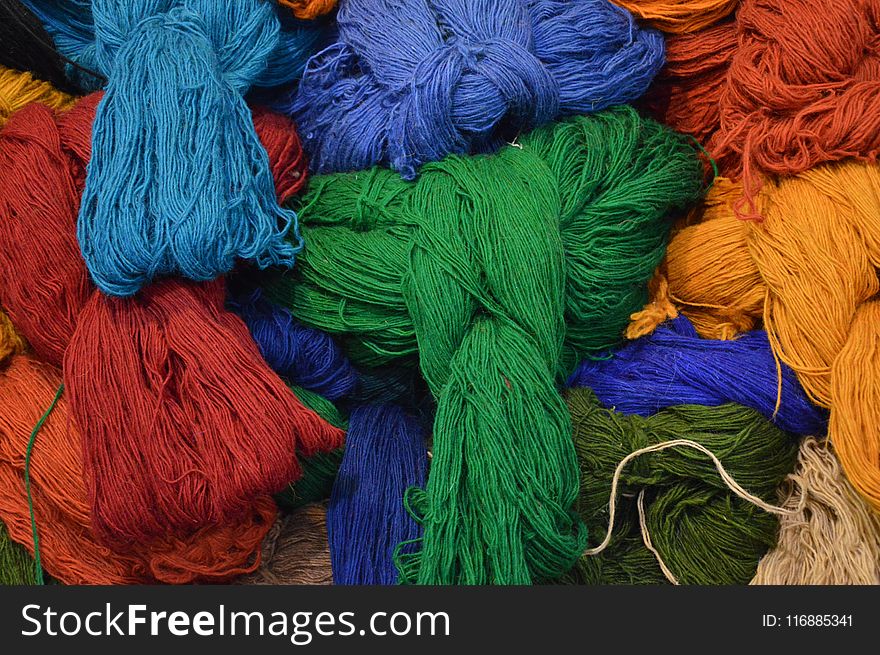 Thread, Woolen, Textile, Wool
