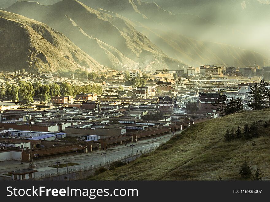 Labuleng Temple, South of Gansu, China