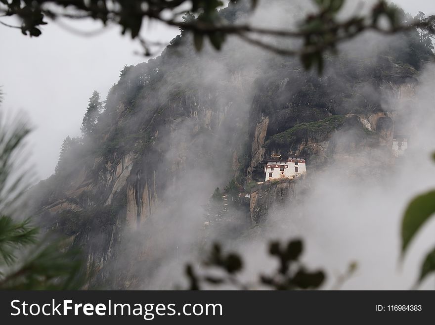 Concrete House on Mountain