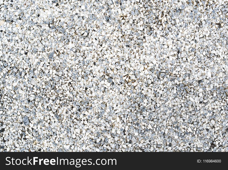Gray and White Granite Surface
