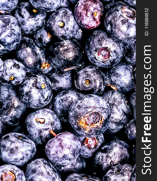 Flat Lay Photography Of Bunch Of Blueberries