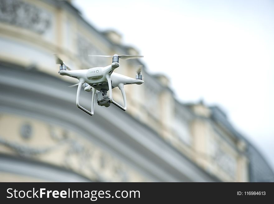 White Drone Quadcopter