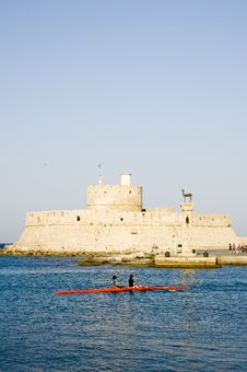 Port Of Rhodes Royalty Free Stock Images Port Of Rhodes Royalty Free Stock Images