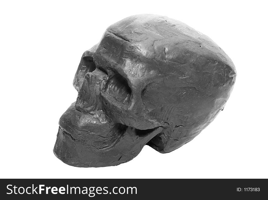 A Skull From Plasticines