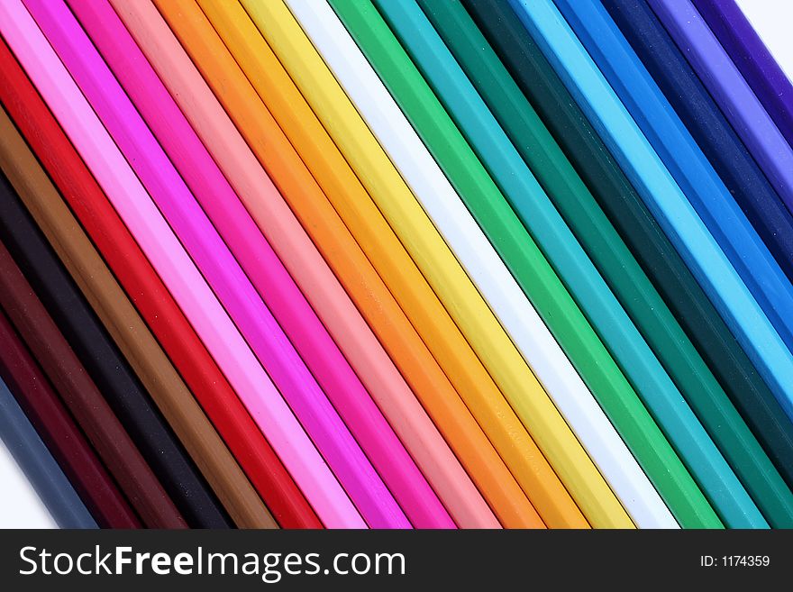 Coloured pencil abstract. Coloured pencil abstract