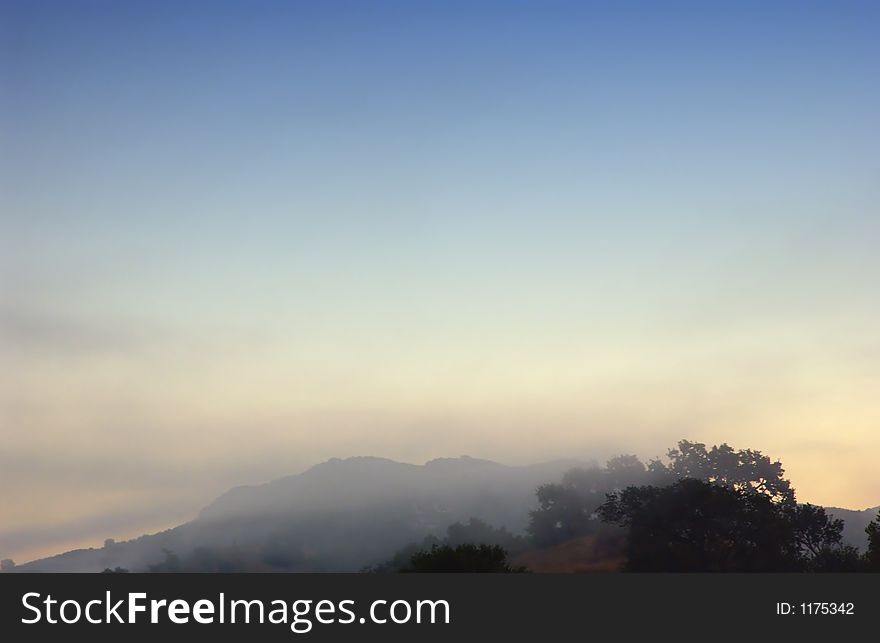 Sunrise in malibu state park ca. Sunrise in malibu state park ca