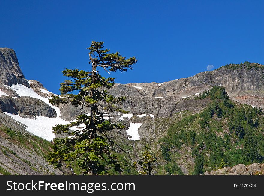 Table mountain in the North Cascades of Washington State. Table mountain in the North Cascades of Washington State
