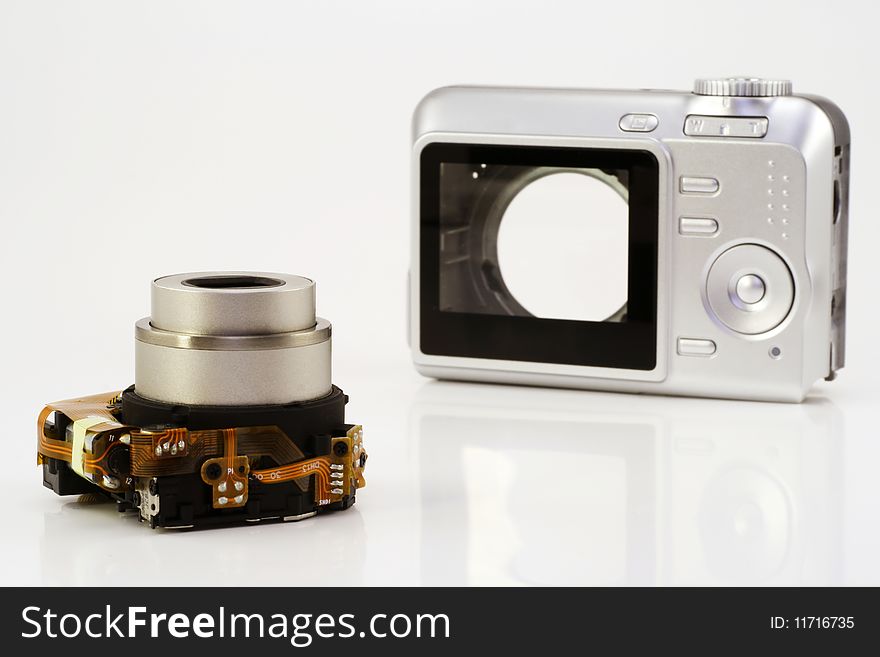 The Disassembled Compact Camera