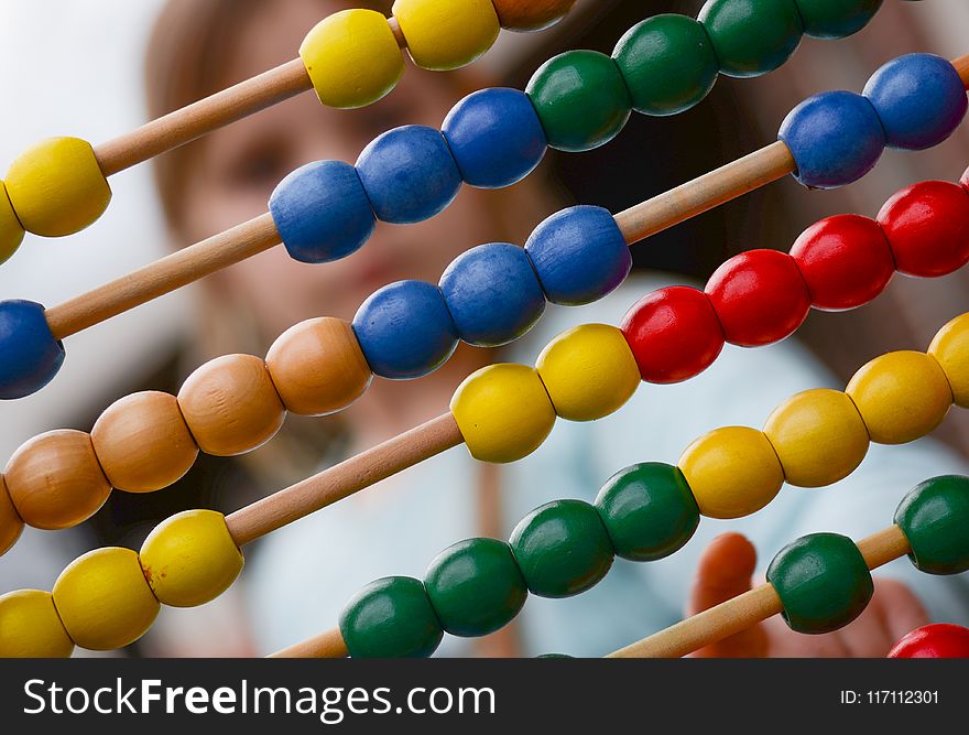 Multicolored Abacus Photography