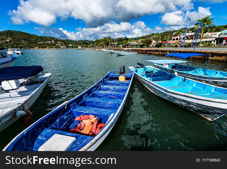 Fishing Boats In Samana, Dominican Republic