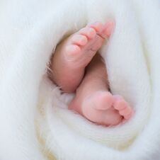 Newborn Baby Feet Royalty Free Stock Photo