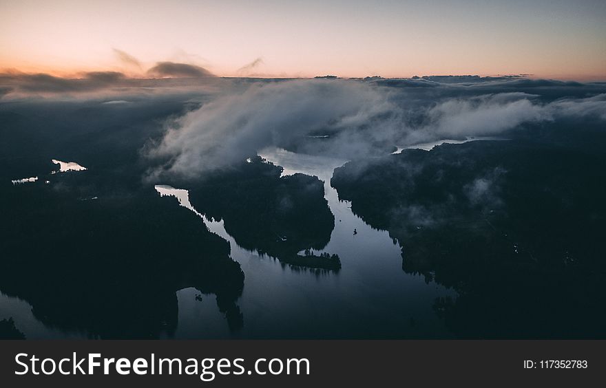 Bird&#x27;s Eye Photo of Lake