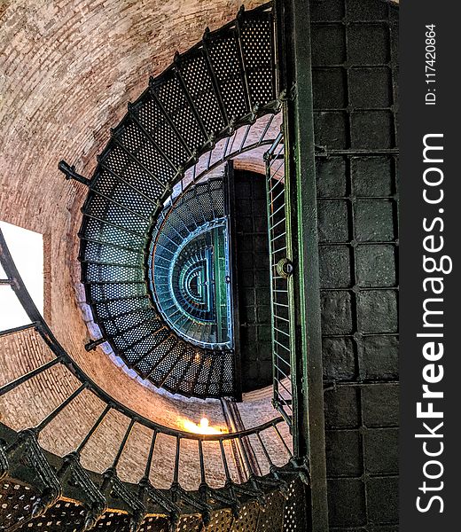Photo of Black Mesh Spiral Stairs