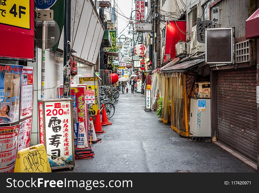 People on Street of Japan