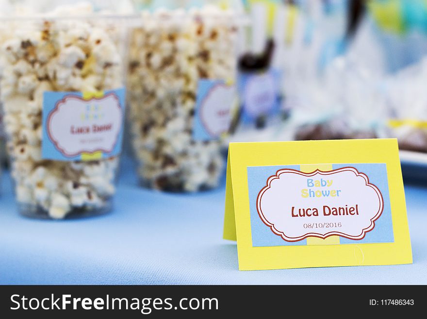 Popcorn Containers in Shallow Focus Photography