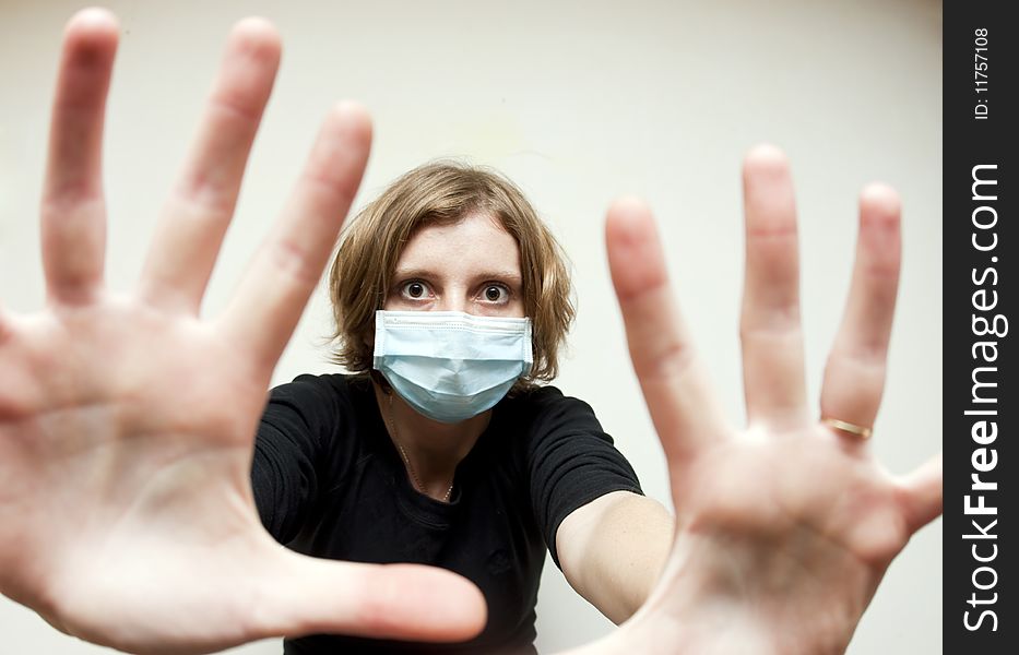 Woman With Medical Mask