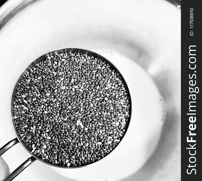 Grayscale Photography Of Grains On Cook Pot