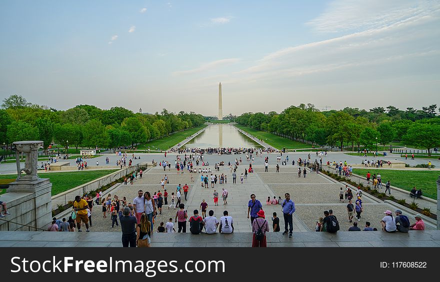 Photo of People and Park during Sunset