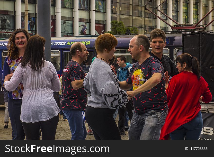 Crowd, Car, Event, Street