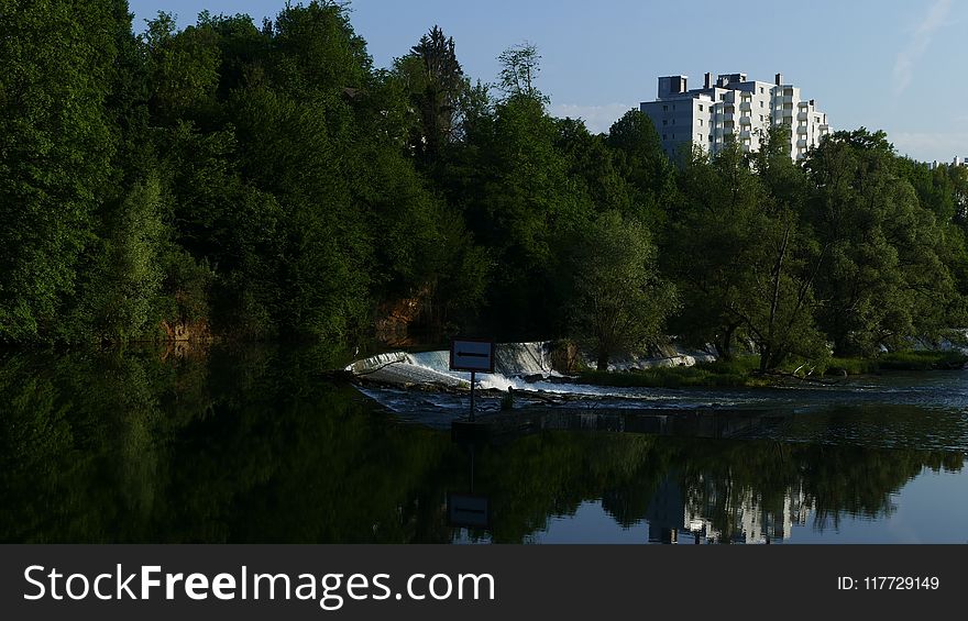 Waterway, Reflection, Body Of Water, River