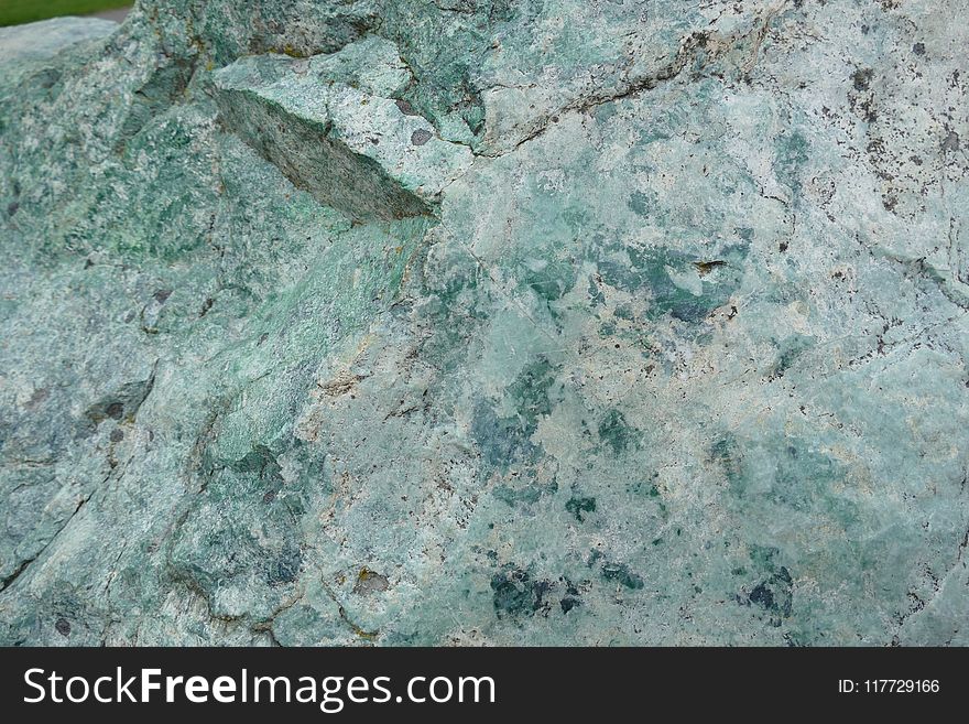 Green, Rock, Geology, Mineral