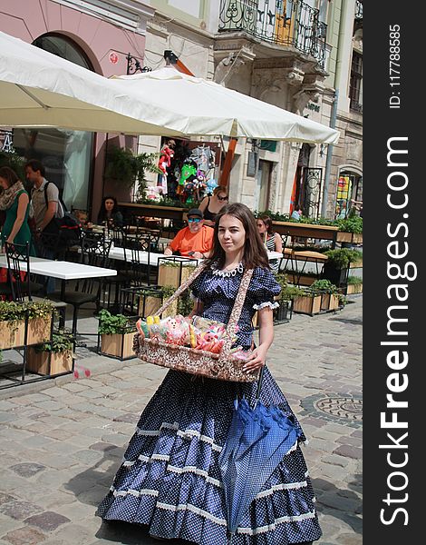 Public Space, City, Girl, Street