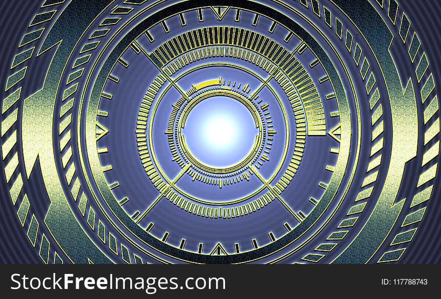 Circle, Dome, Symmetry, Spiral
