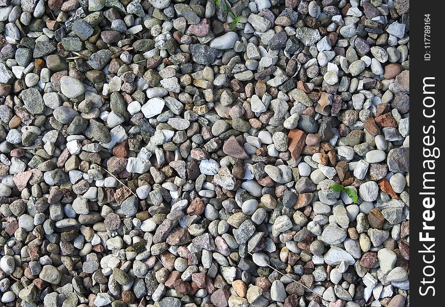 Pebble, Gravel, Rock, Material