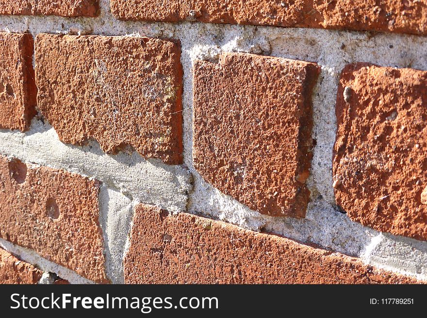 Brick, Wall, Soil, Material