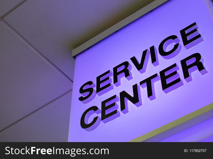 Service Center Signage