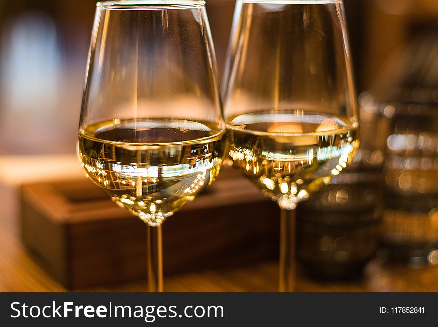 Close-Up Photography of Wine Glasses