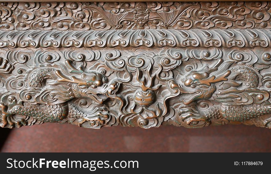 Stone Carving, Relief, Carving, Metal