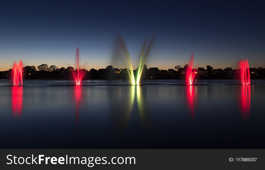 Reflection, Water, Sky, Light