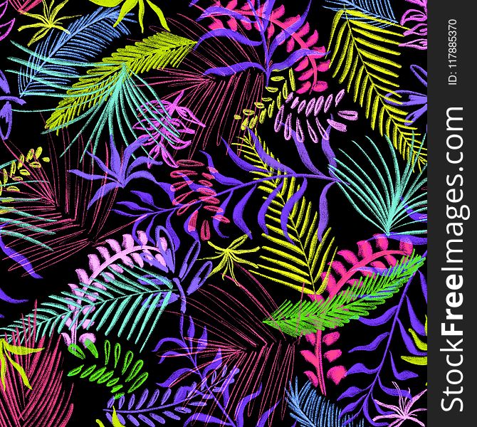 Purple, Psychedelic Art, Pattern, Flora