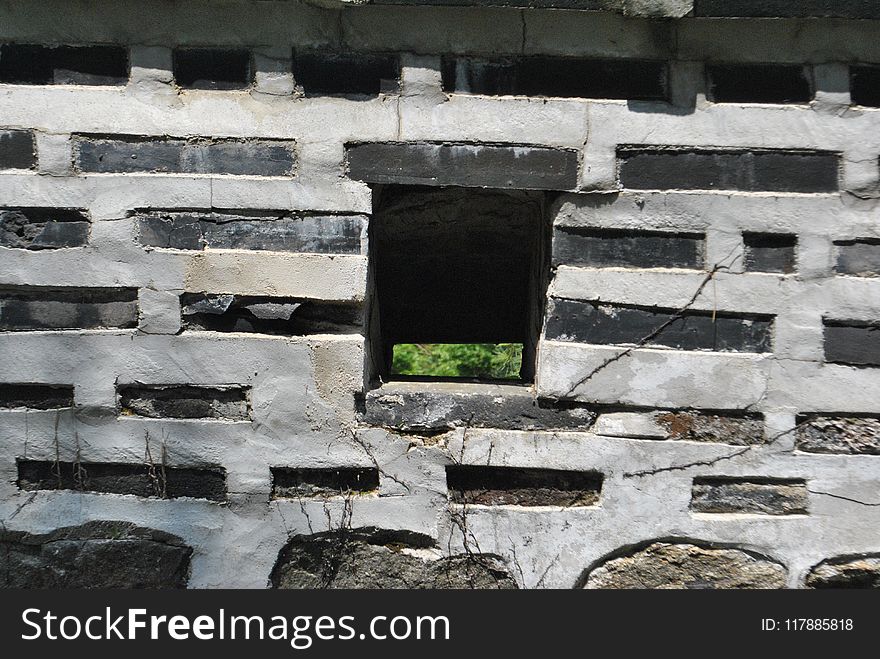 Wall, Stone Wall, Brick, Facade