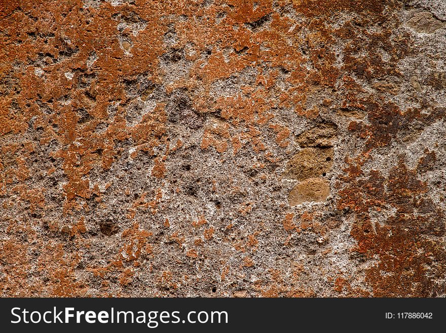 Rock, Brown, Wall, Texture