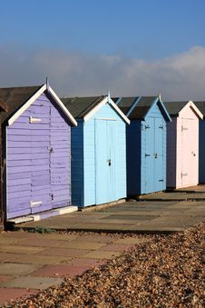 Beach Huts Royalty Free Stock Photo Beach Huts Royalty Free Stock Photo