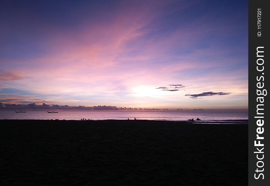 Seashore Photo During Sunset